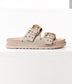 Marigold Sandals in Cream