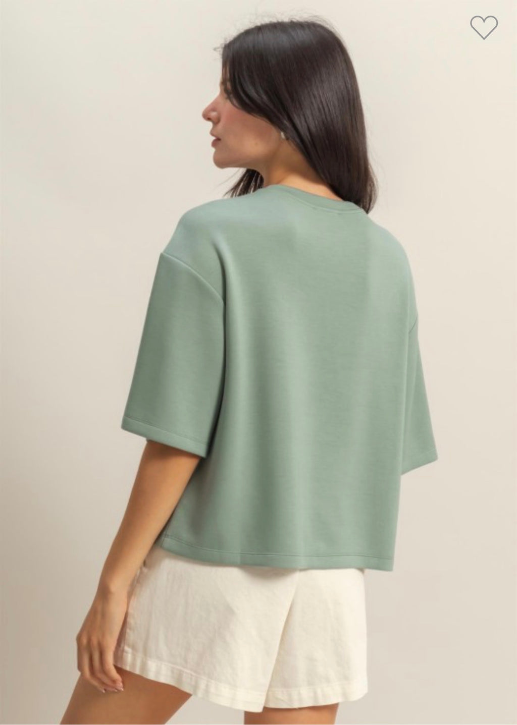 Double Knit Drop Shoulder