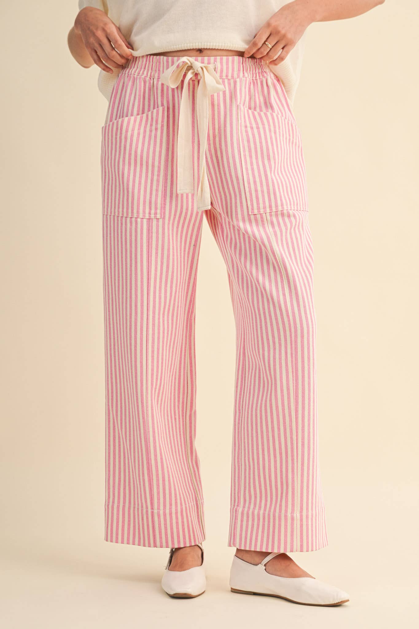 Kimber Pink Stripe Pant | &Merci