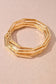 Geo Gold Bangle Set