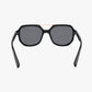 LUNA MIDNIGHT Polarized Square Designer Fashion Sunglasses