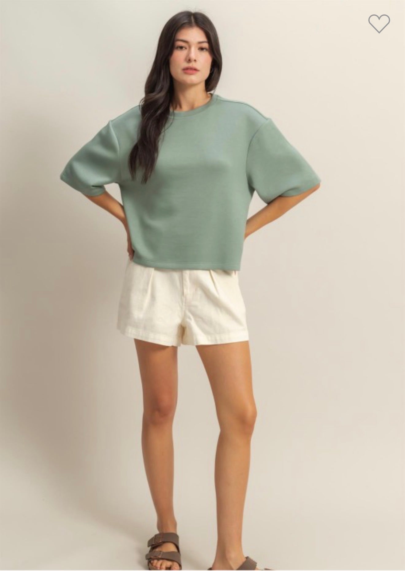 Double Knit Drop Shoulder