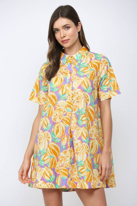 The Citrus Poplin Dress | Fate