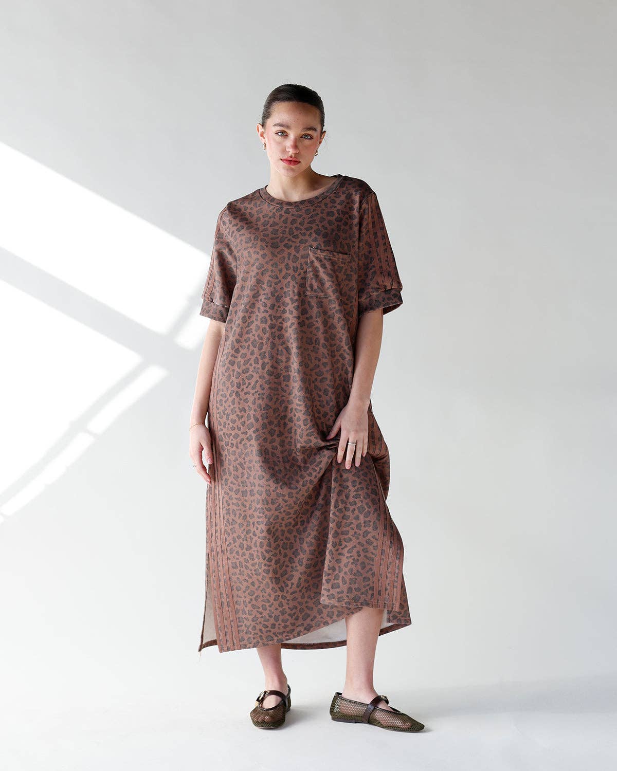 HIP WILD THING LEOPARD TRACK DRESS