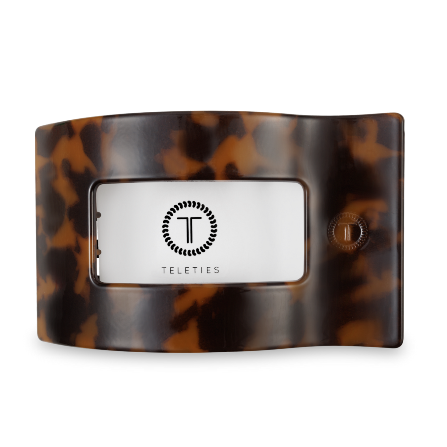 Tortoise | Large | Flat Rectangle Hair Clip