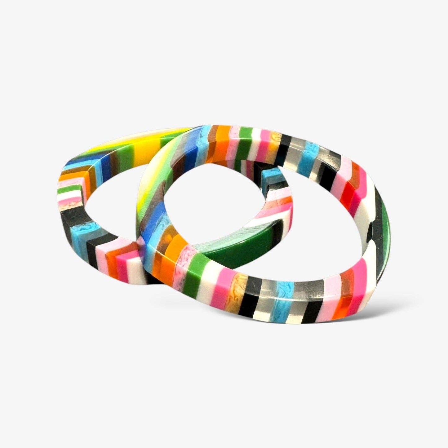 Rainbow Resin Bangle
