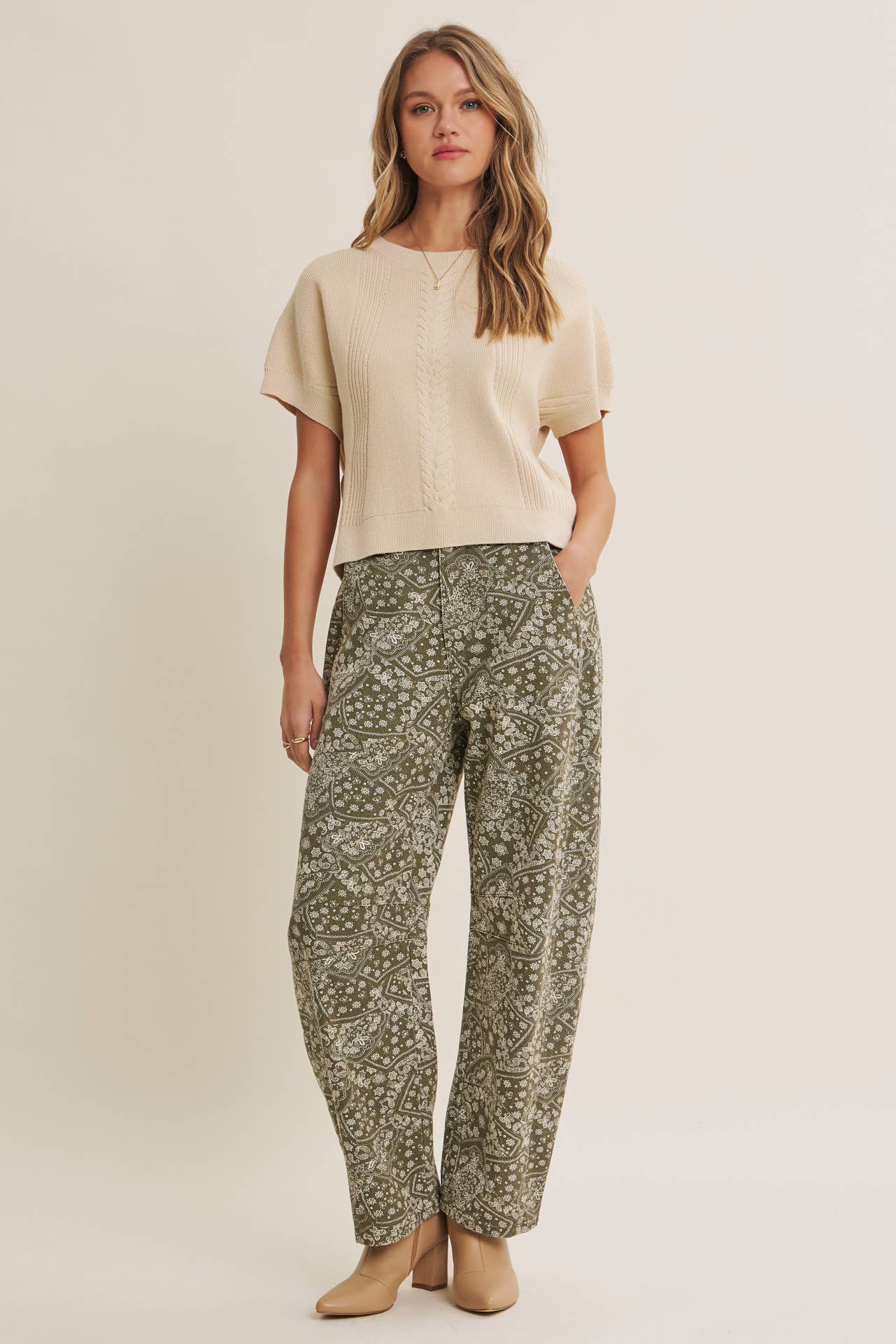 The Market Day Printed Pant | In February