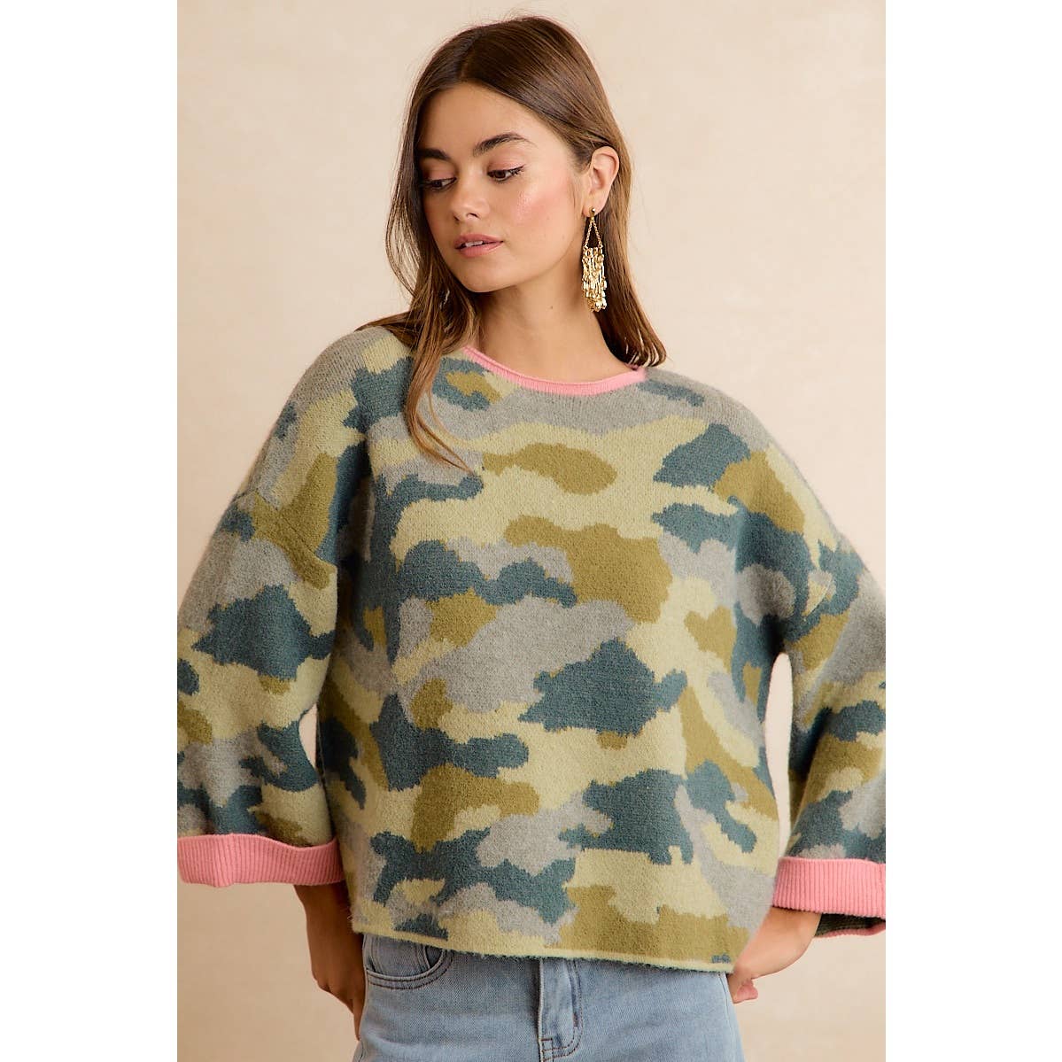 The Girly Camo Knit | Bibi