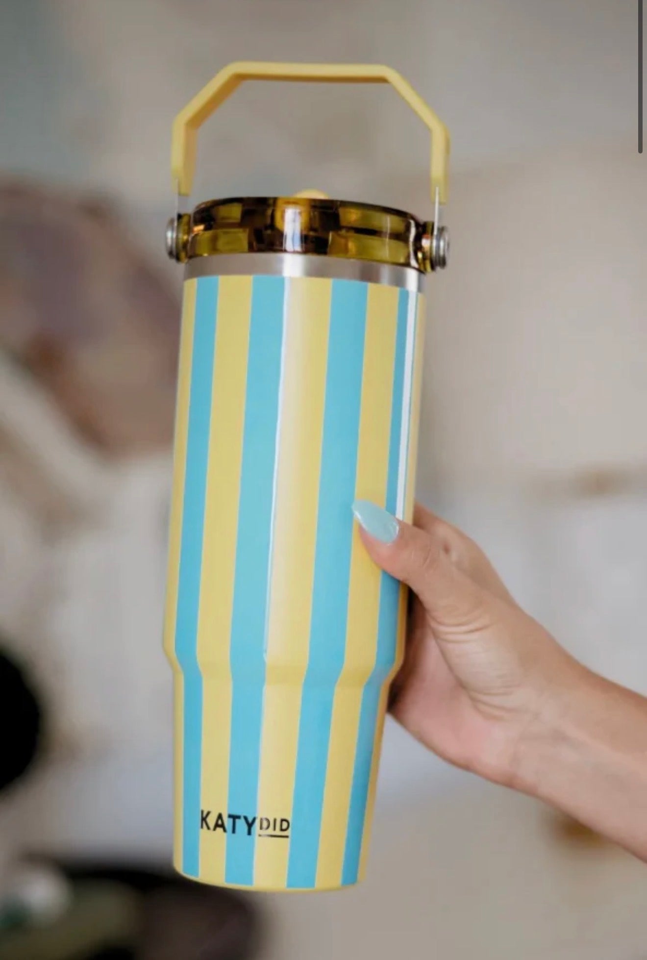 Cabana 30oz Blue & Yellow Tumbler