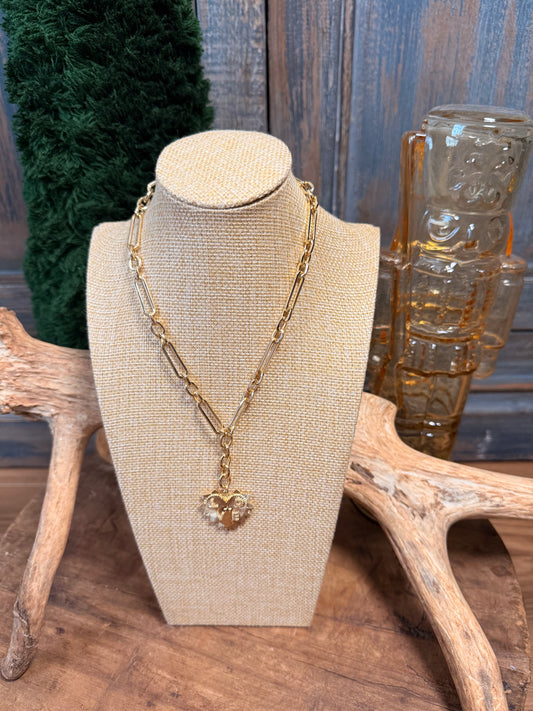The Paper Clip Love Necklace