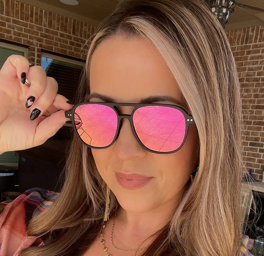 Briggs Hot Pink Sunglasses | DAX Eyewear