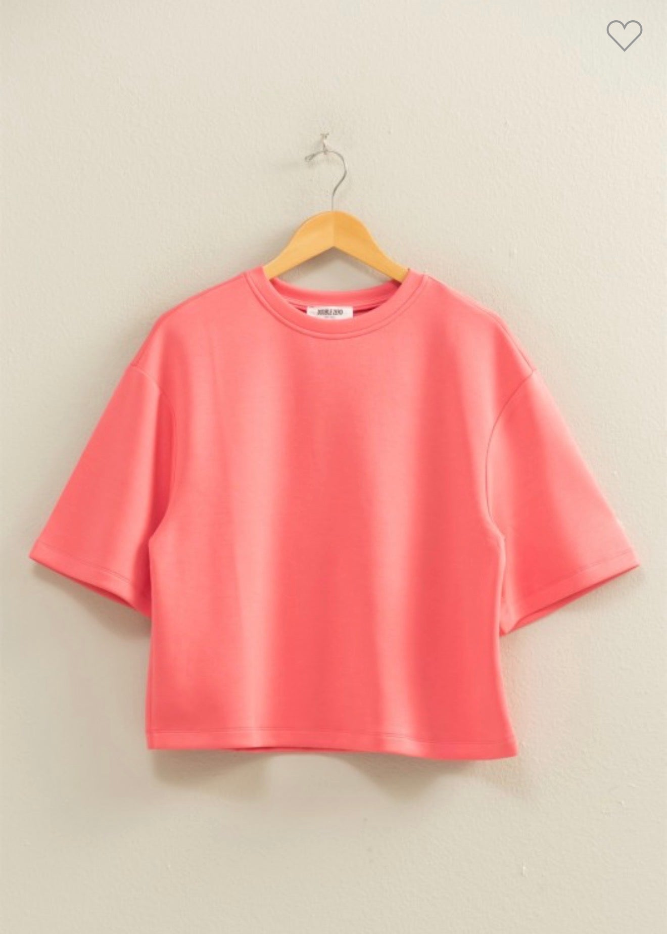 Double Knit Drop Shoulder