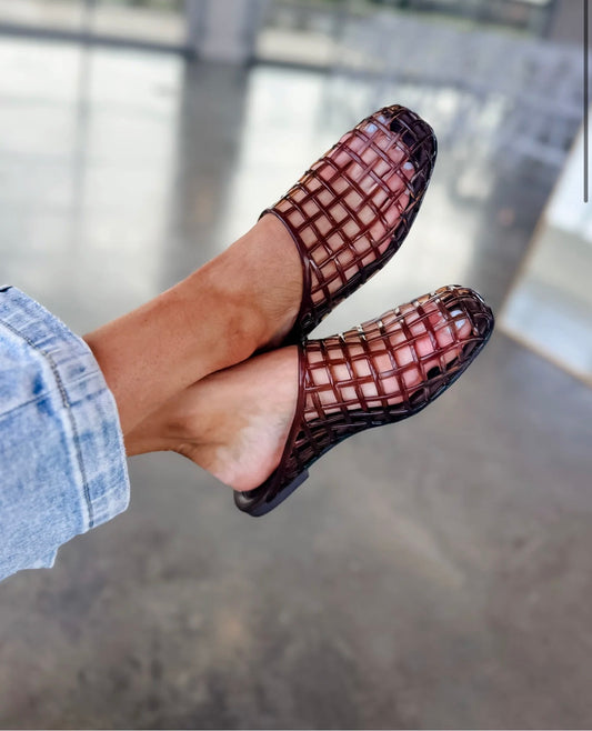 Wayne Jelly Slide Mules