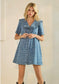 Denim Leopard Dress | Entro