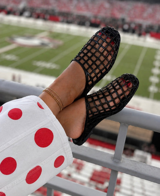 Wayne Jelly Slide Mules