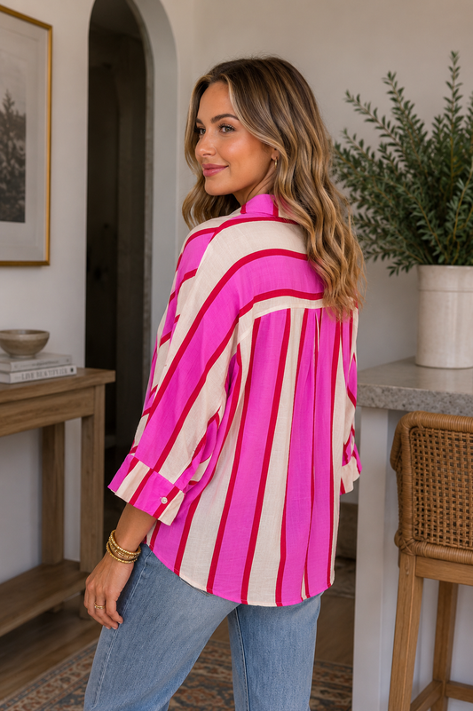 The Polly Stipe Button Down | Entro