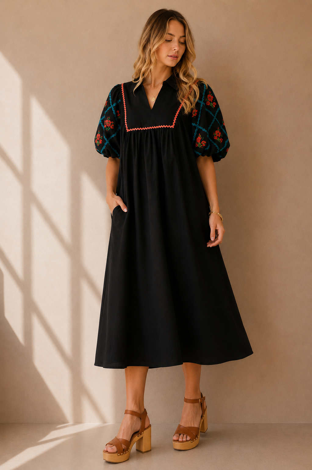 The Brannen Poplin Dress | Oddi