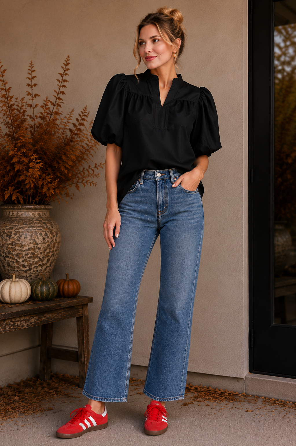 The Black Classic Bubble Top | Glam