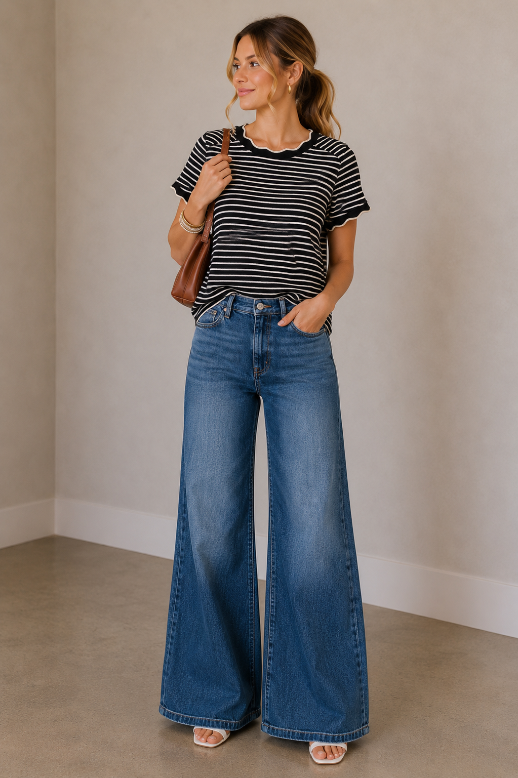 The Scallop Trim Black | New In