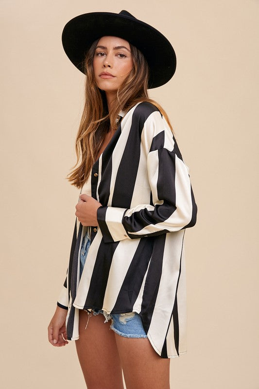 The Cecil Satin Top | Anniewear