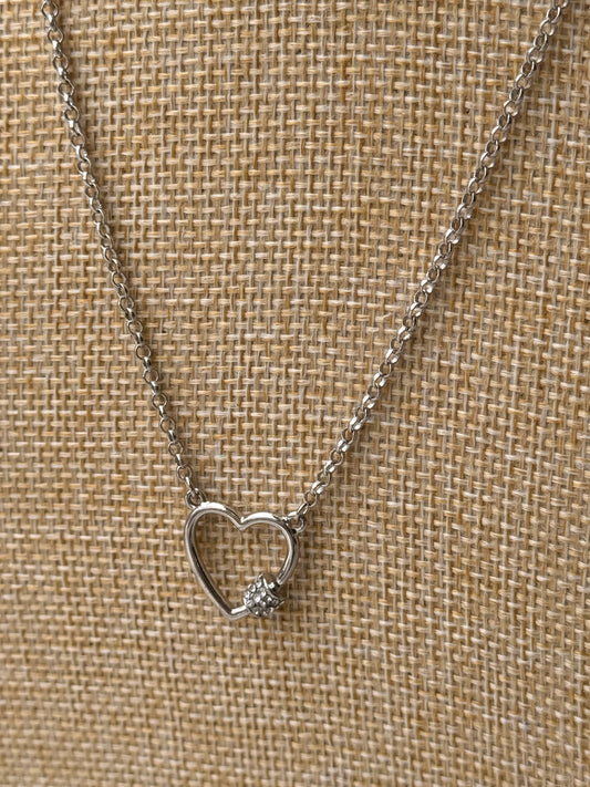 Silver Mini Heart