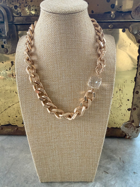 Ice Block Chain Necklace