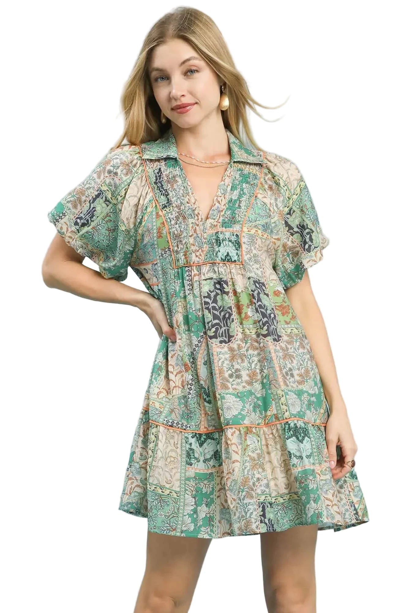 The Patchwork Dress (two colors) | Umgee