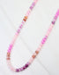Cape San Blas Beaded Necklace Pink | Caroline Hill