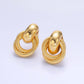 24K Gold Filled Textured Door Knocker Studs | Q490