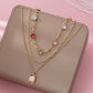 The Crystal Touch Layered Necklace