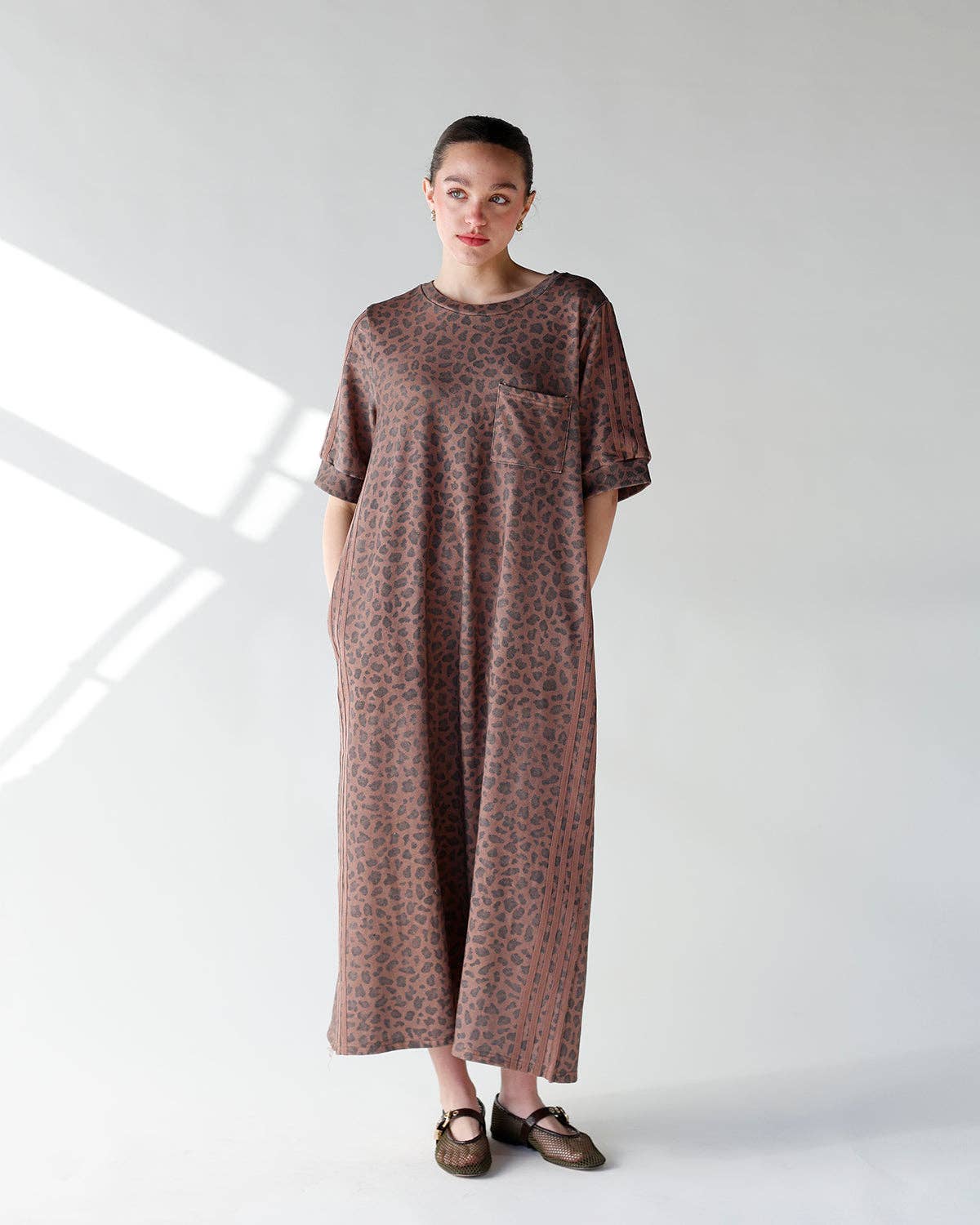 HIP WILD THING LEOPARD TRACK DRESS