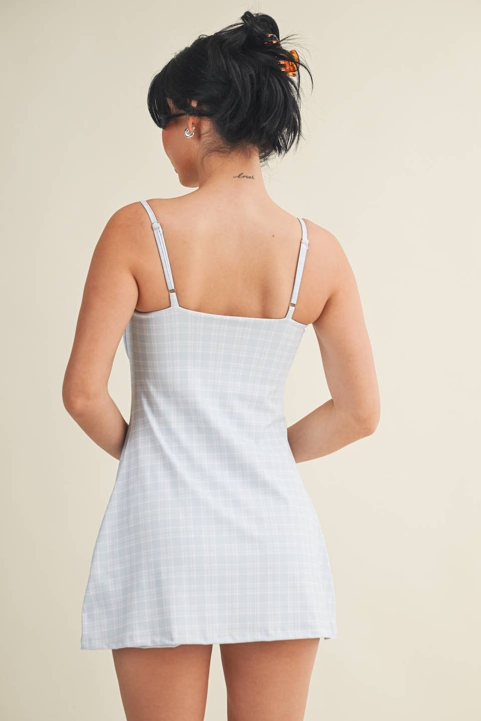 The Plaid Print Sweetheart Dress | Kimberly C