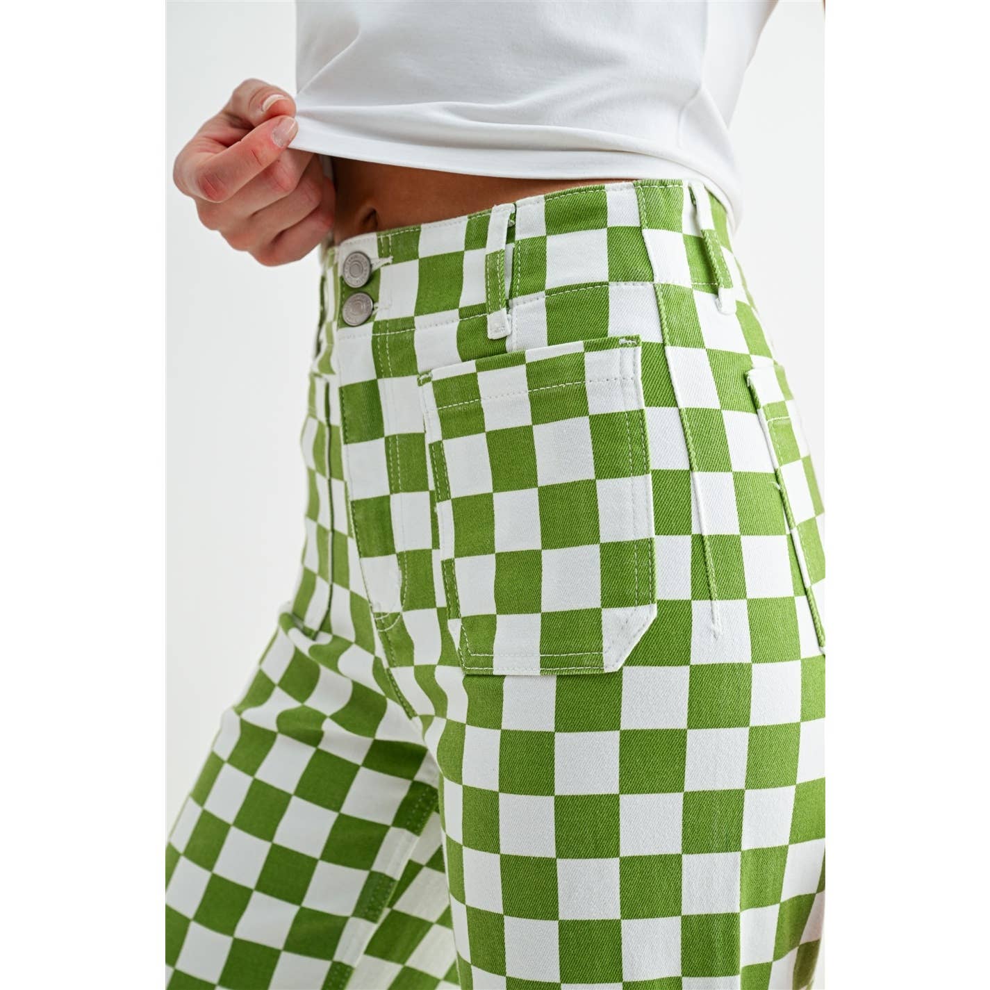 Chess Mate Ankle Jeans | Mica
