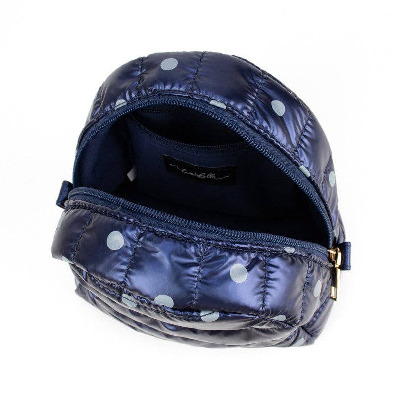Irene Cosmetic Case | Sapphire Polkadot