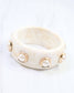 Aida Pearl Bangle Bracelet Ivory