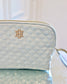 Capri Large Pouch Light Blue Patent | Caroline Hill