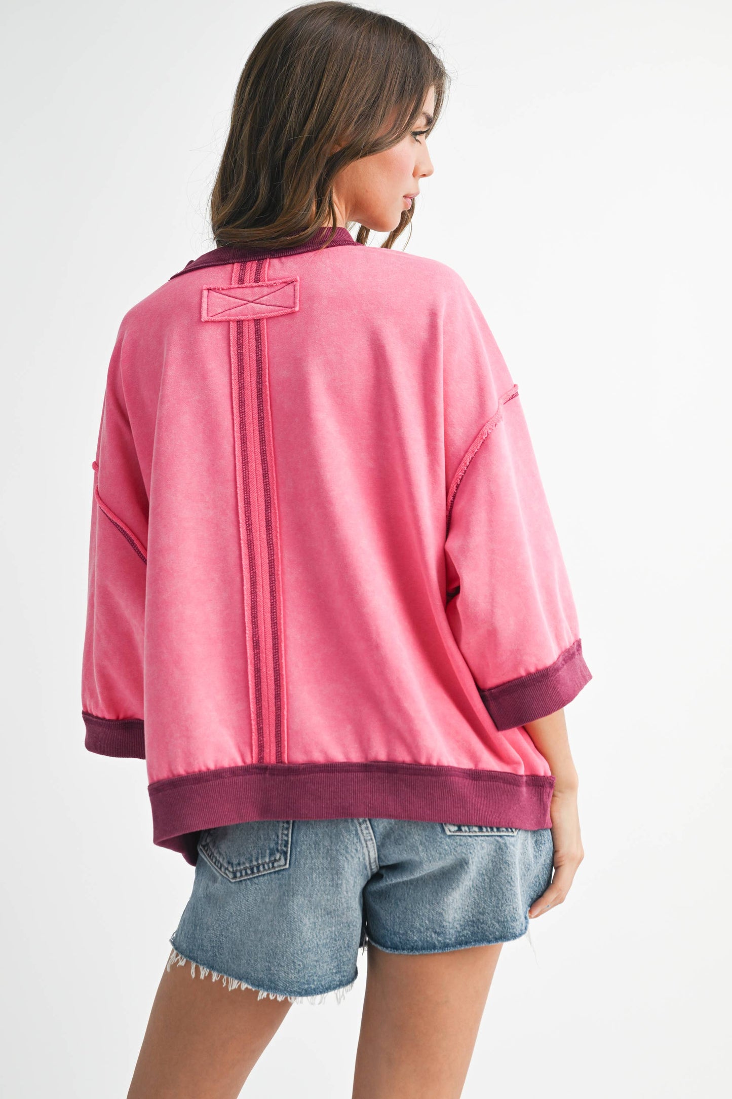 The Blush Riot Boxy Top | AEMI & Co.