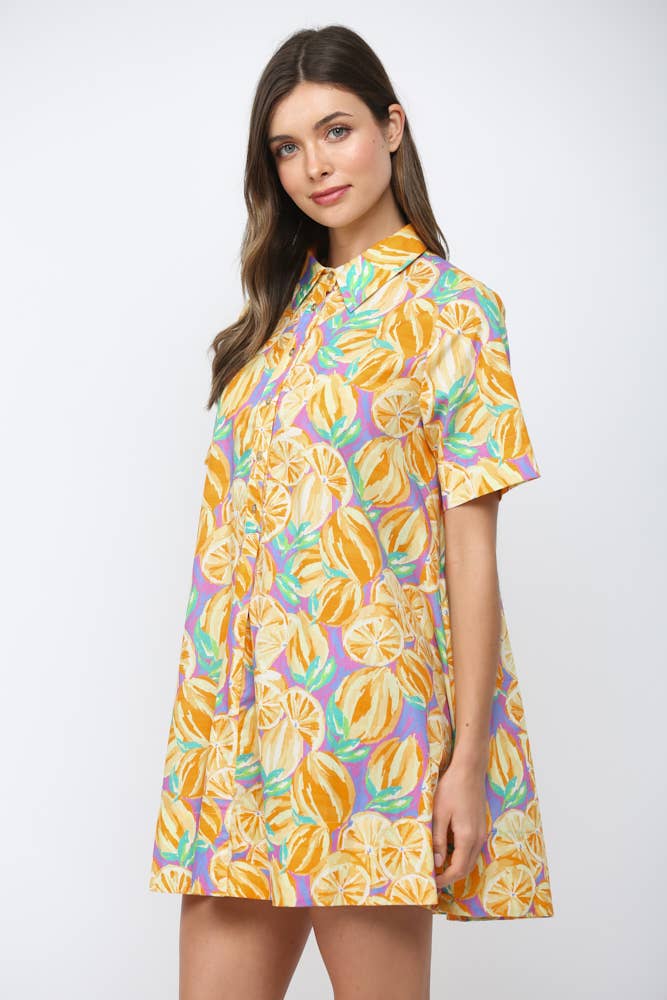 The Citrus Poplin Dress | Fate