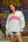 Georgia Split-Neck Terry Sweatshirt | Bucketlist