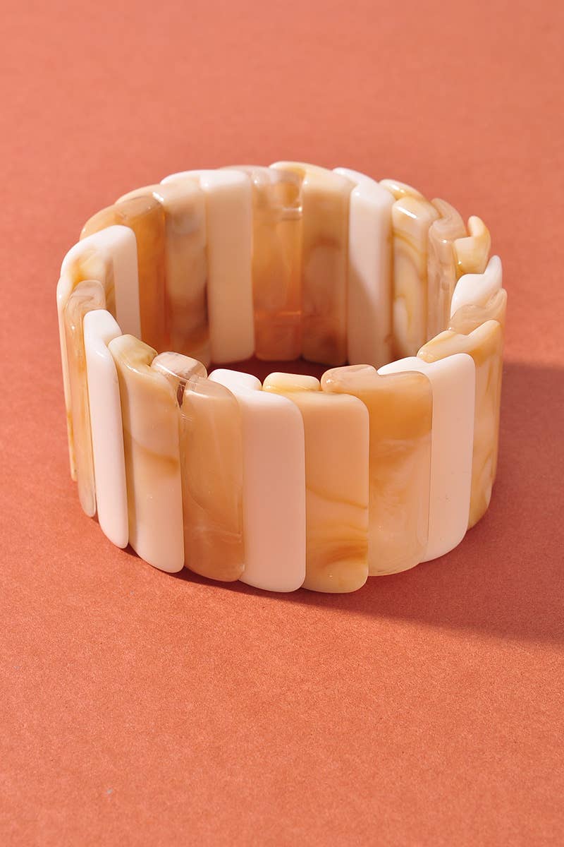 ACETATE RECTANGLE SHAPE BRACELET