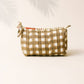 Small Painted Gingham Pouch | Sunshine Tienda