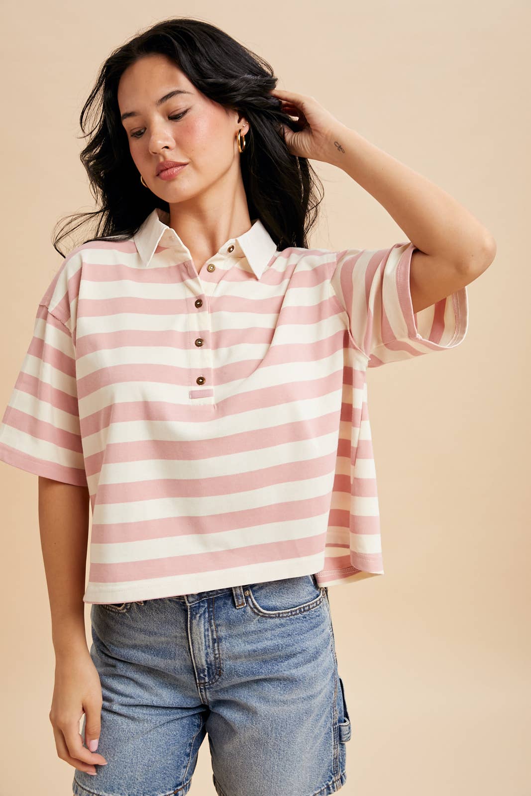 The Pinky Polo | In Loom