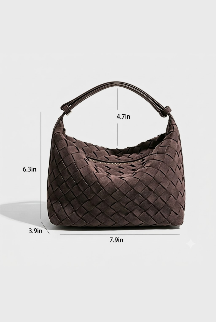 Woven Suede Bag | 3 Colors