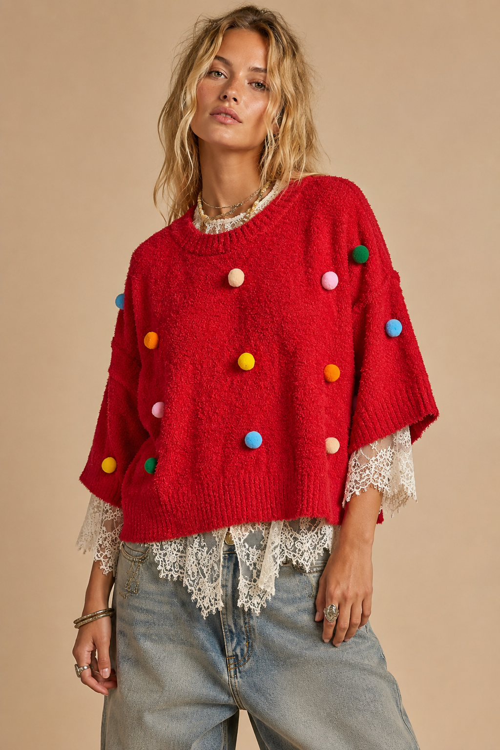 Confetti Pop Plush Sweater | J.nna