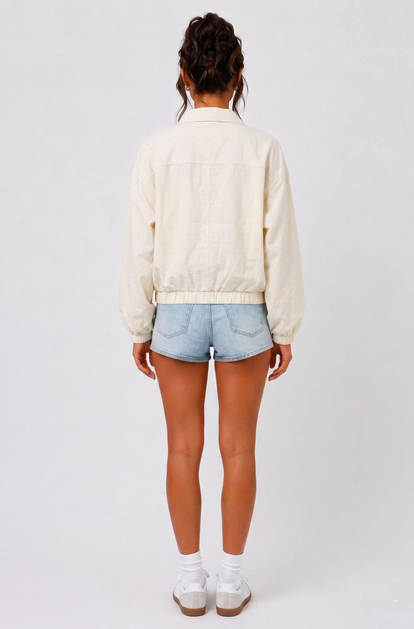The Ruff Track Jacket in Cream