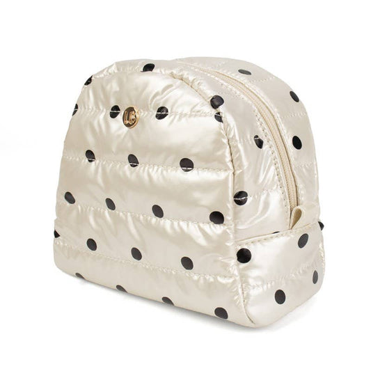Irene Cosmetic Case | Pearl Polkadot