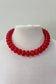 Hallie Necklace Red
