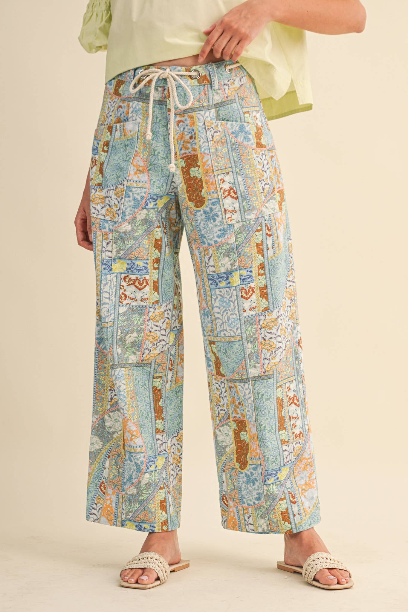 The Blue Patch Pant | &Merci