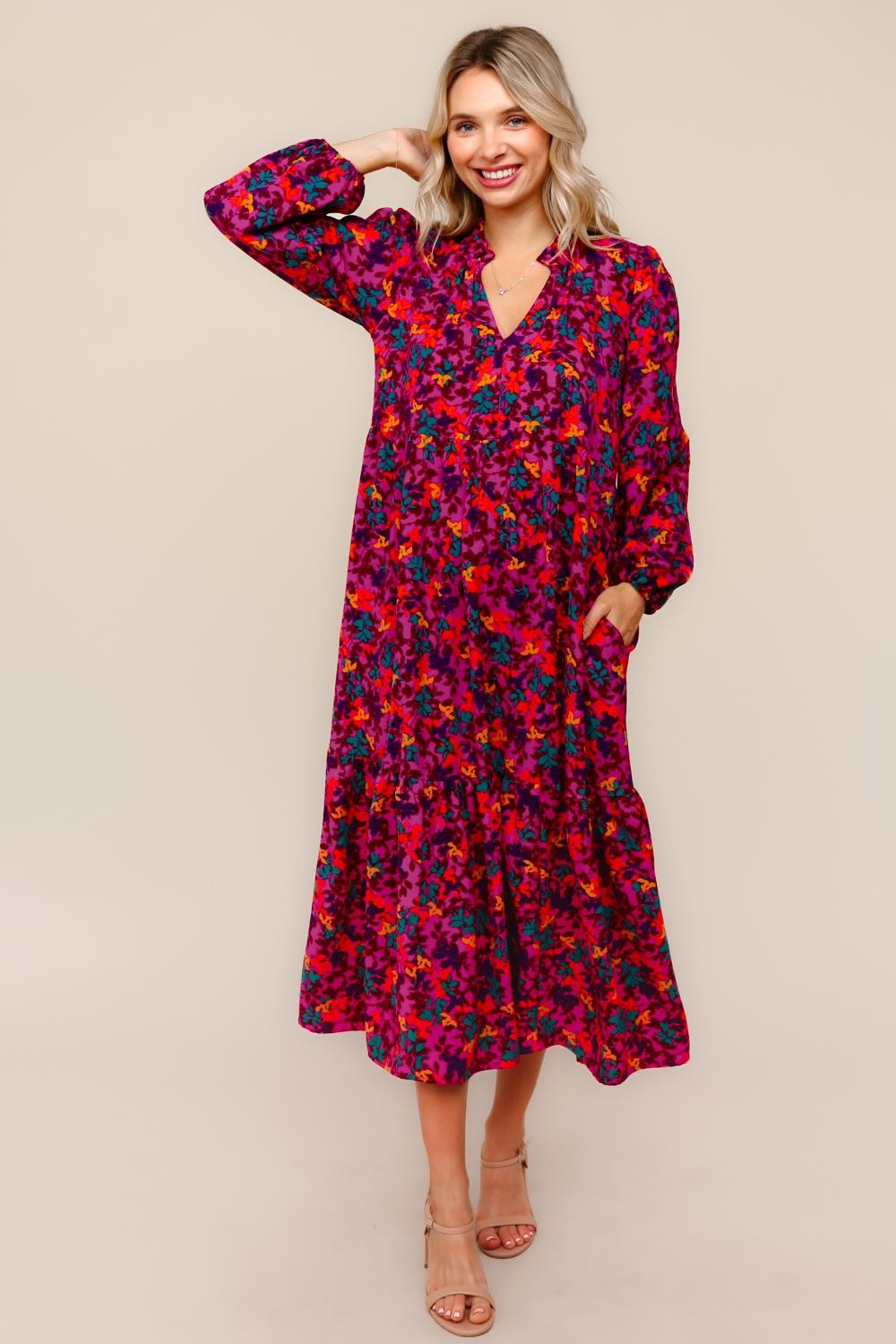 The Lindsay Tiered Maxi | Haptics