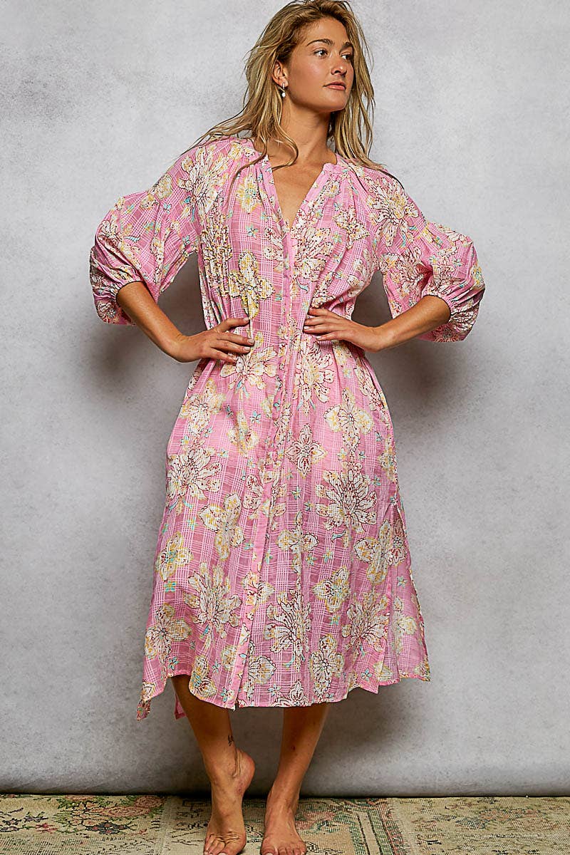 The Pip Pinktuck Dress | POL